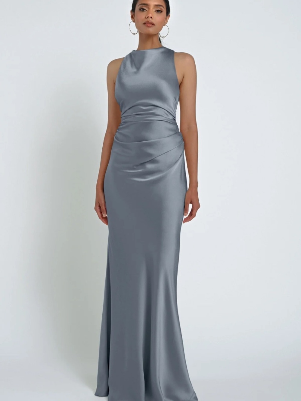 Jenny yoo grant dress, Chambray Luxe Satin